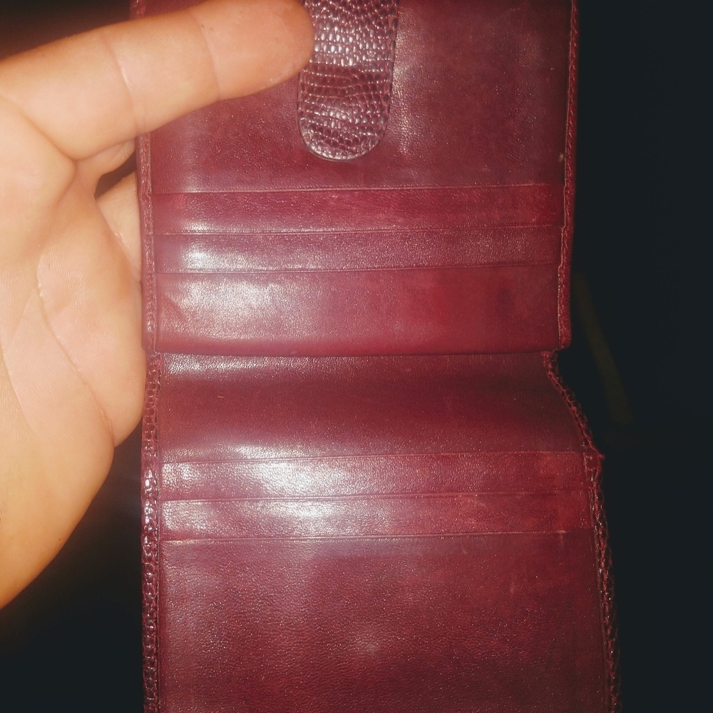 Fiocchi snake skin wallet